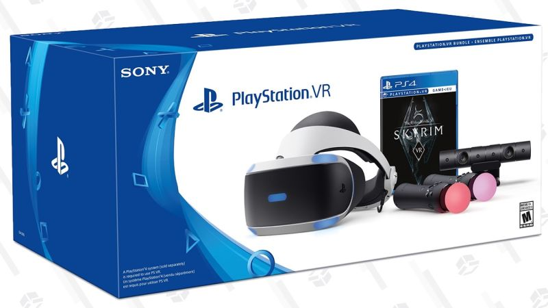 PlayStation VR Skyrim Bundle | $240 | DellPlayStation VR Doom Bundle | $200 | Walmart